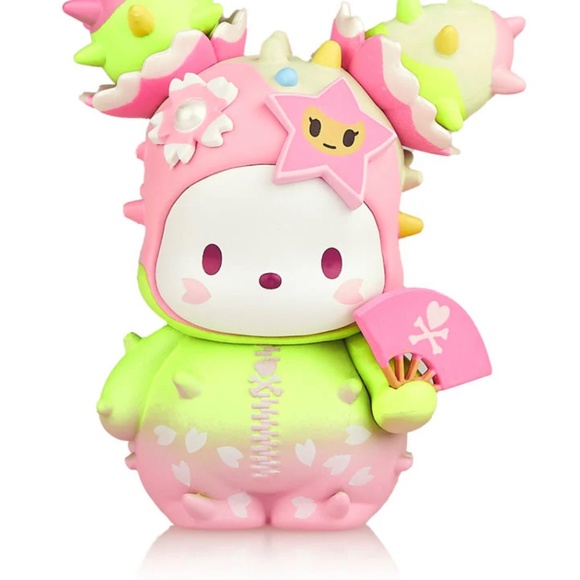 🍒🌸💕Pochacco Hello Kitty TokiDoki Cherry Blossom series 3 collectible figurine - Picture 11 of 11